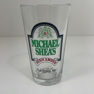 Michael Shea’s Irish Amber Pub Style Lager Pint Glass